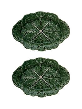 商品Cabbage 2-Piece Oval Platter Set,商家Saks Fifth Avenue,价格¥1424图片