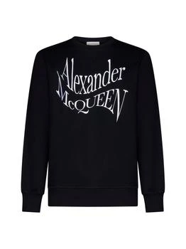 Alexander McQueen | Alexander McQueen Warped Logo Sweatshirt 5.7折起