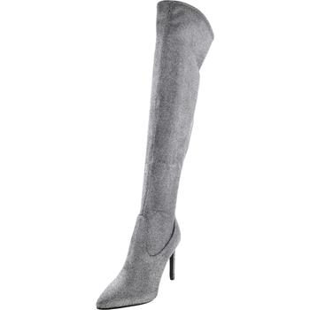 Nine West | Nine West Womens Tacy 2 Glitter Dressy Knee-High Boots商品图片,4.1折起, 独家减免邮费