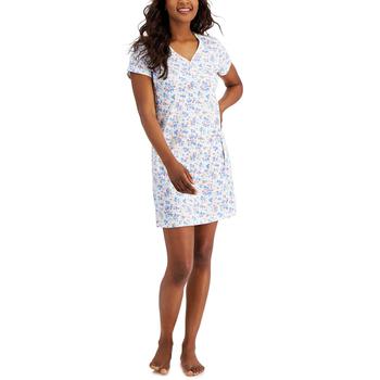 Charter Club | Cotton Essentials Chemise Nightgown, Created for Macy's商品图片,3.9折