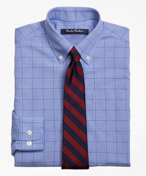 商品Brooks Brothers | Boys Non-Iron Supima® Cotton Broadcloth Plaid Dress Shirt,商家Brooks Brothers,价格¥438图片