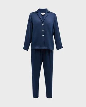 Lunya | Washable Silk Long-Sleeve Pant Set,商家Neiman Marcus,价格¥2260