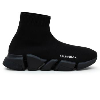 更多巴黎世家袜子鞋, Balenciaga | Balenciaga Speed Light Knit Sock 2.0 Triple Black商品图片 