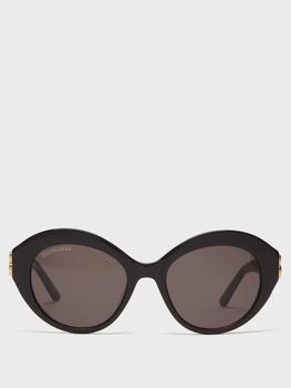 推荐Dynasty oval acetate sunglasses商品