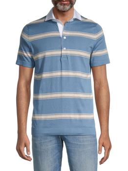 美国Brunello Cucinelli, Brunello Cucinelli | Striped Polo商品图片 2.3折