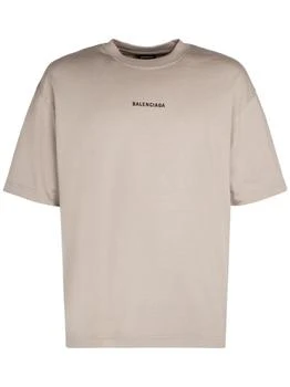 Balenciaga | Vintage Effect Cotton Jersey T-shirt 