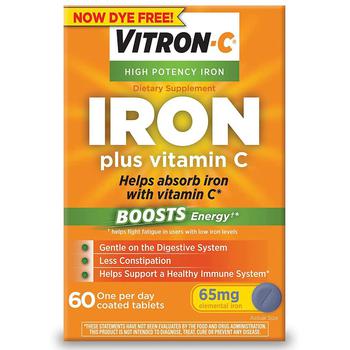 商品Vitron-C | High Potency Iron Supplement with Vitamin C,商家Walgreens,价格¥144图片