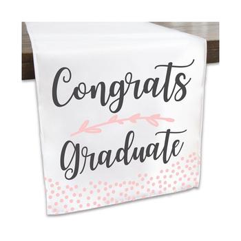 商品Big Dot of Happiness | Rose Gold Grad - Graduation Party Dining Tabletop Decor - Cloth Table Runner - 13 x 70 inches,商家Macy's,价格¥158图片