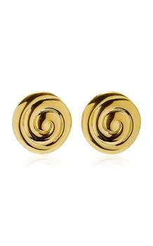 Louis Abel | Louis Abel - Uzu Mid 18K Yellow Gold Vermeil Earrings - Gold - OS - Moda Operandi - Gifts For Her,商家Fashion US,价格¥2456