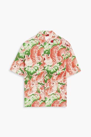Sandro | Printed voile shirt商品图片,4.4折×额外7.5折, 额外七五折