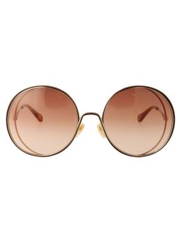 chloe太阳镜怎么样, Chloé | Chloé Women's Blue Metal Sunglasses商品图片 