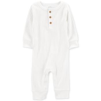 商品Carter's | Baby Neutral Long-Sleeve Cotton Jumpsuit,商家Macy's,价格¥97图片