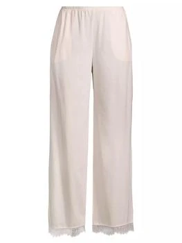 Skin | Elasticized Lace-Embellished Pants 