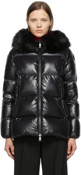 moncler女, Moncler | Black Down Laiche Jacket商品图片 