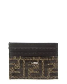 Fendi | FENDI FF Leather Card Holder,商家Premium Outlets,价格¥2458