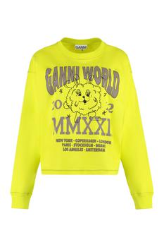 Ganni | Ganni Long Sleeve Cotton T-shirt商品图片,8.8折