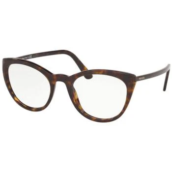 Prada | Prada Women's Eyeglasses - Havana Square Full-Rim Frame | PRADA 0PR07VV 2AU1O151 3.7折×额外9折x额外9.5折, 独家减免邮费, 额外九折, 额外九五折