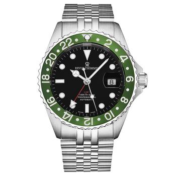 Revue Thommen | Revue Thommen Diver GMT Automatic Black Dial Mens Watch 17572.2234商品图片,2.8折, 满$275减$25, 满减