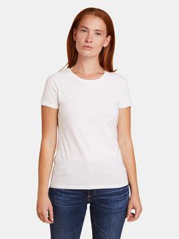 Majestic, Majestic | Deluxe Cotton Short Sleeve Crew Neck T-Shirt Blanc (White)商品图片 