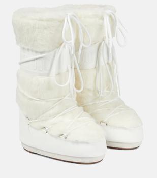 商品Moon Boot | Icon faux fur-trimmed snow boots,商家MyTheresa,价格¥1998图片