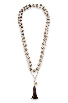 ROSANTICA, ROSANTICA | Gold-tone, quartz and faux pearl necklace商品图片 4.6折