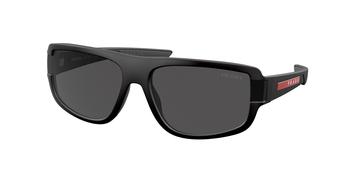 商品Dark Grey Rectangular Mens Sunglasses PS 3WSF DG006F 66图片