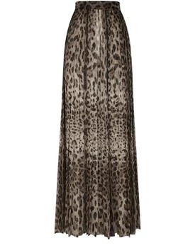 Dolce & Gabbana | 豹纹雪纺裙裤,商家24S,价格¥22075