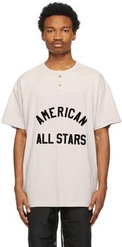 推荐Off-White 'American All Stars' Short Sleeve Henley商品