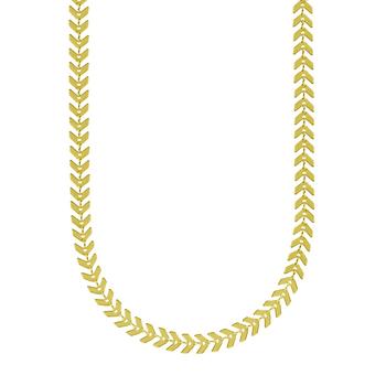 Essentials Jewelry, Essentials | Chevron 18" Chain Necklace in Silver Plate or Gold Plate商品图片 6折