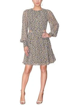 RACHEL Rachel Roy | Womens Floral Mini Fit & Flare Dress 1.9折起