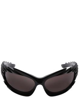 推荐0255s Spike Rectangle Acetate Sunglasses商品