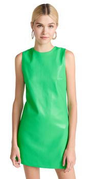 推荐alice + olivia Coley Vegan Leather Dress商品