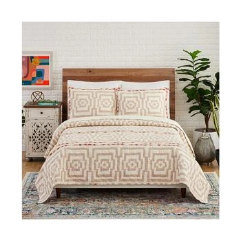 Justina Blakeney | Hypnotic Geometric 3-Pc Quilt Set,商家Macy's,价格¥568
