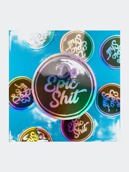 商品Do Epic Shit Holographic Vinyl Sticker图片