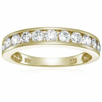 Vir Jewels | 1 cttw Diamond Wedding Band for Women, Classic Diamond Wedding Band in 14K Yellow Gold Channel Set, I1-I2,商家Premium Outlets,价格¥7079