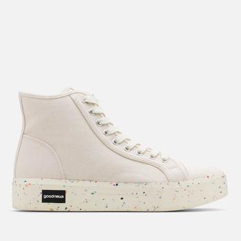 商品Good News | GOOD NEWS JUICE COTTON-CANVAS HI-TOP TRAINERS,商家Allsole,价格¥643图片