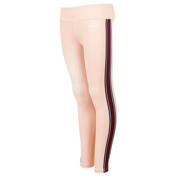 紧身裤男, GUESS | Pink Front Logo Striped Leggings商品图片 3折×额外9折, 额外九折