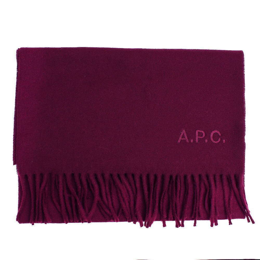 推荐A.P.C. 女士酒红色羊毛围巾 WOAFE-M15171-GAD商品