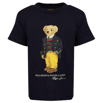 推荐Navy Printed Bear T Shirt商品