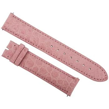 Hadley Roma | Matte Pink Alligator Leather Strap,商家Jomashop,价格¥367