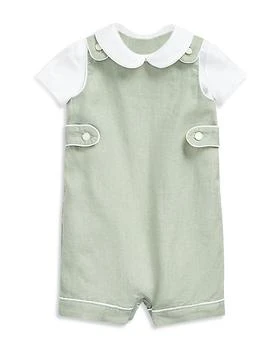 Ralph Lauren | Boys' Cotton Bodysuit & Linen Overall Set - Baby 4.5折