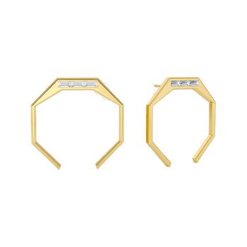 商品AME | Âme Angles 18K Yellow Gold, Lab-Grown Diamond 0.32ct. tw. Octagon Drop Earrings,商家Premium Outlets,价格¥19161图片