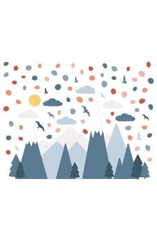 商品WALPLUS | Blue Mountains Dalmatian Dots Wall Sticker,商家Nordstrom Rack,价格¥165图片