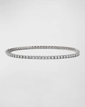 Memoire | 18k White Gold 71-Diamond Tennis Bracelet, 3.30tcw,商家Neiman Marcus,价格¥55910