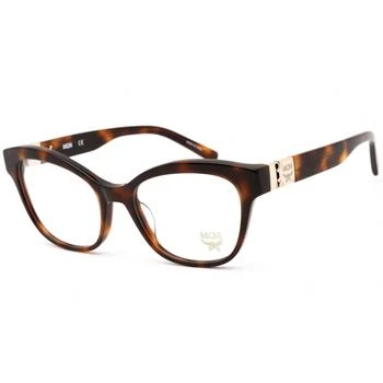 MCM | MCM Women's Eyeglasses - Clear Demo Lens Havana Acetate Cat Eye Frame | MCM2699E 214 2.4折×额外9折x额外9.5折, 独家减免邮费, 额外九折, 额外九五折