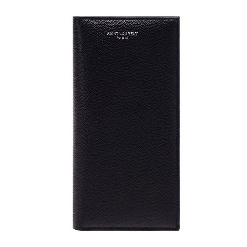 商品Yves Saint Laurent | YSL 圣罗兰 男士牛皮长款对折钱包 396308-BTY0N-1000,商家Beyond Chinalux,价格¥4198图片