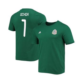 亚历山大王联名阿迪达斯, Adidas | Men's Guillermo Ochoa Green Mexico National Team Amplifier Name and Number T-shirt商品图片 7.9折