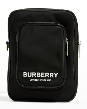 巴宝莉包包包, Burberry | Men's Logo Print Nylon Crossbody Bag商品图片 