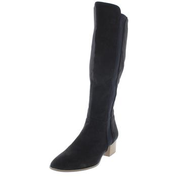 Style & Co | Style & Co. Womens Finnly Faux Suede Stacked Heel Over-The-Knee Boots商品图片,1.1折, 独家减免邮费