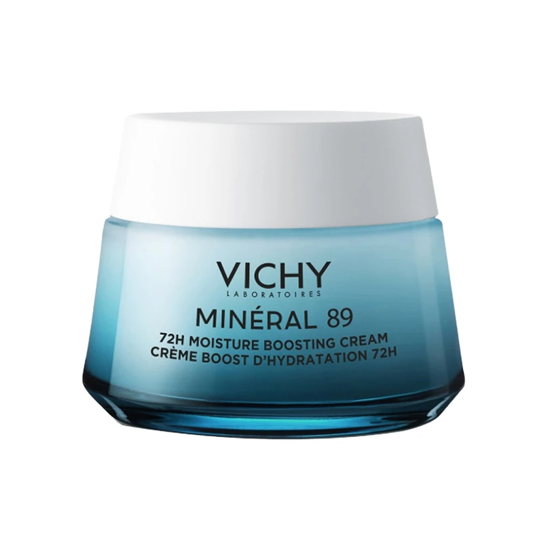 推荐预售1-3个工作日 Vichy薇姿 89强效保湿乳霜50ml 72H时效强化保湿修护滋润肌肤增强屏障商品